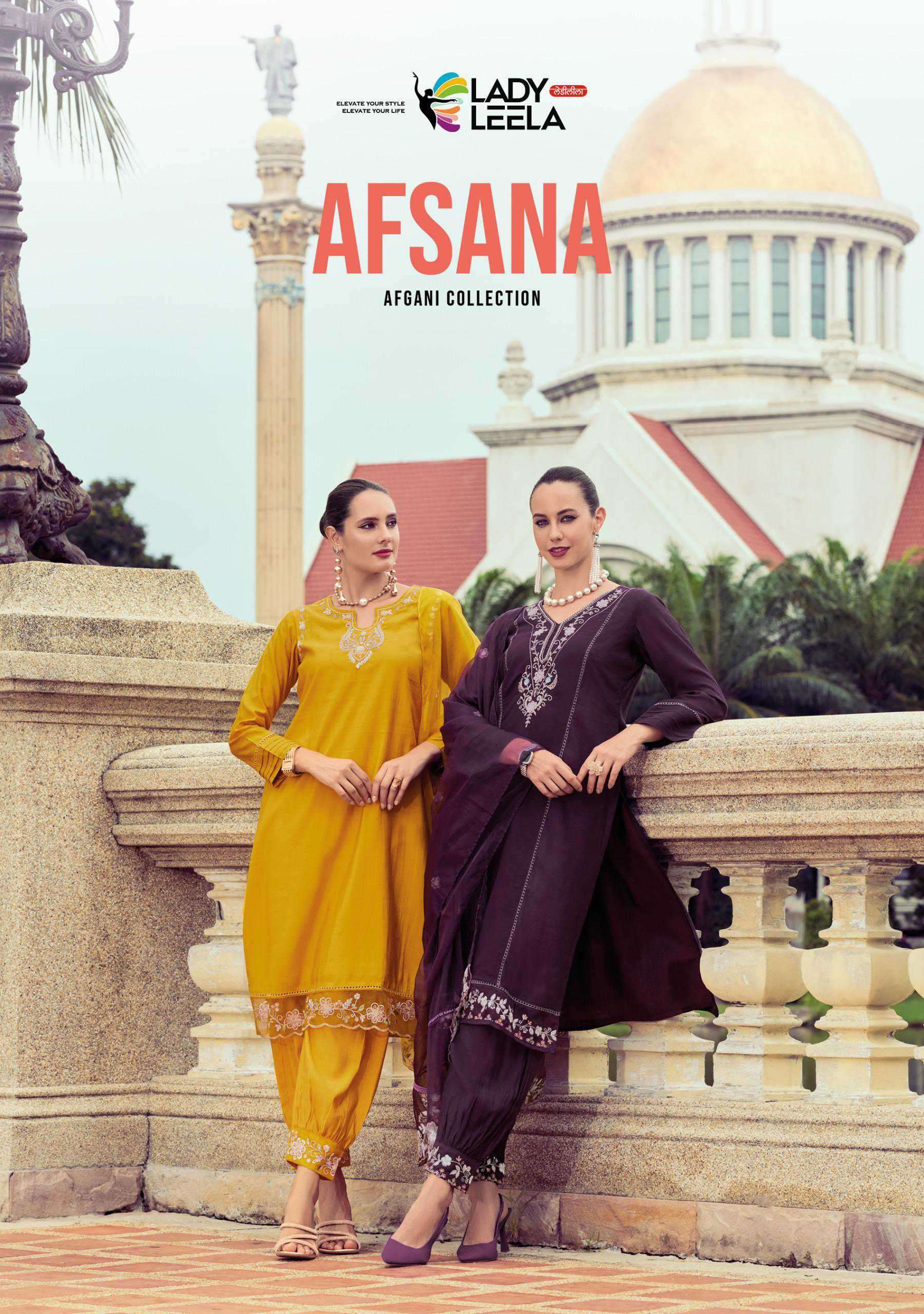 lady leela afsana afghani style readymade suits supplier in ...