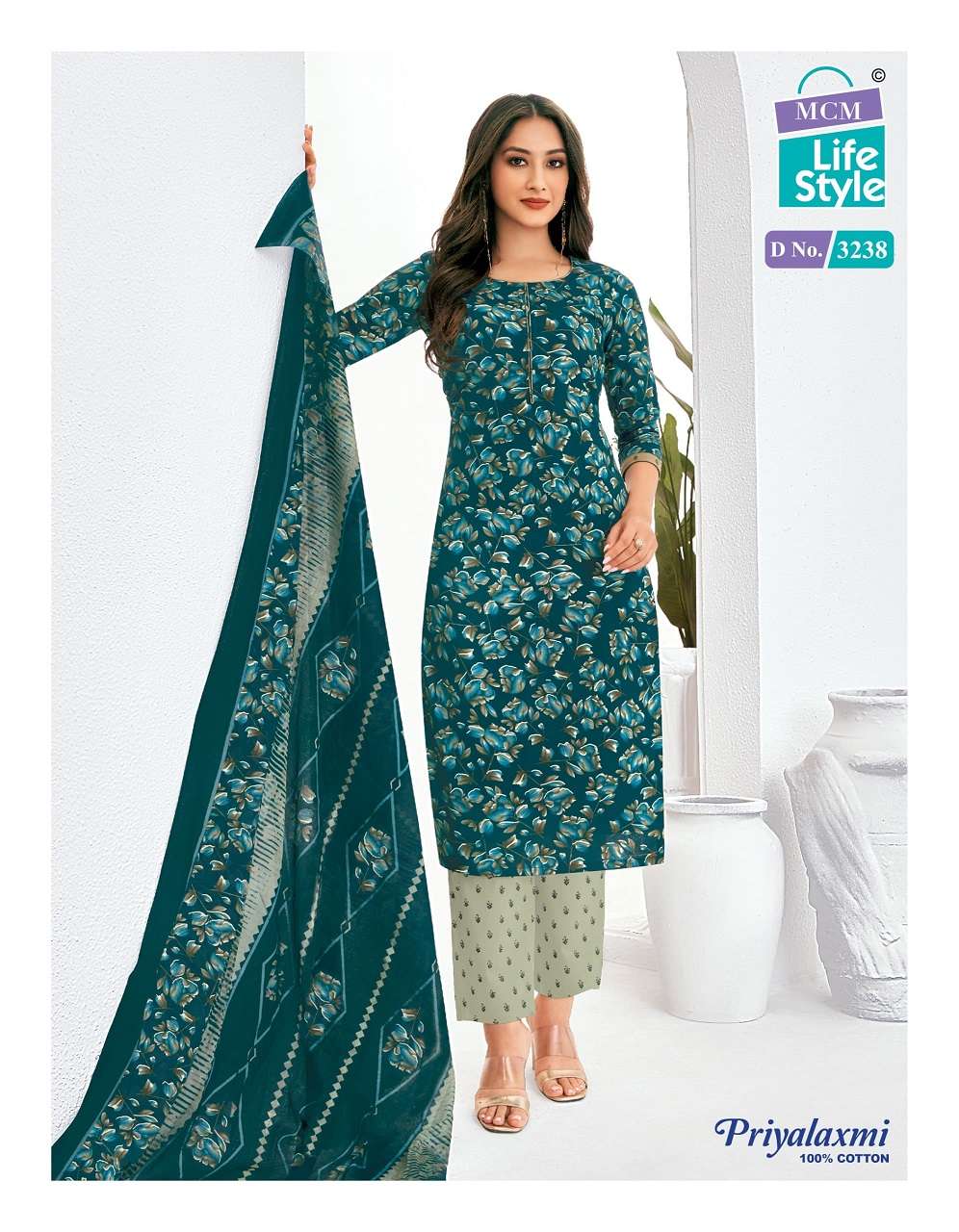 MCM Priya Laxmi Vol 32 Cotton Printed Regular wear Dress mat...