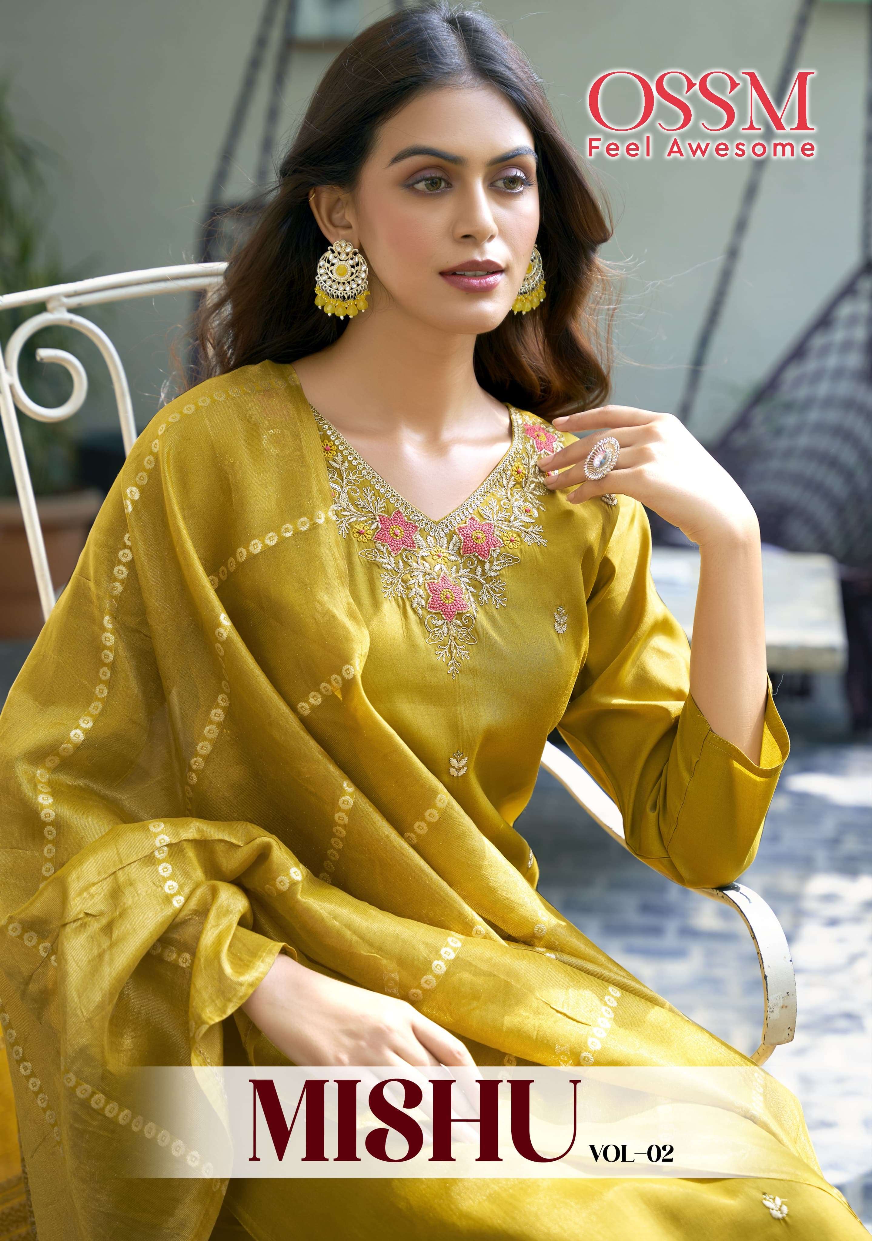 Ossm mishu vol 2 amazing shimmer salwar kameez sets 