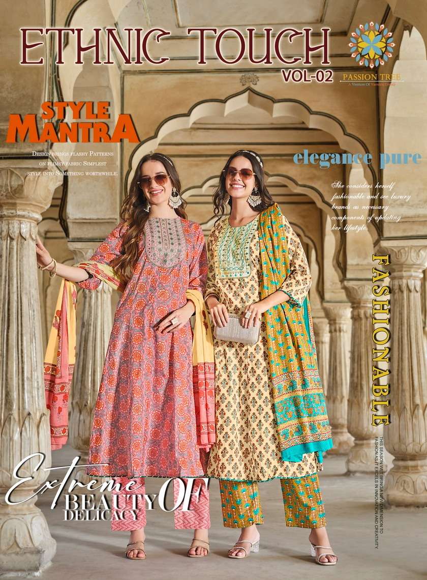 Passion Tree Ethnic Touch Vol 2  Fancy Mal Cotton Readymade ...