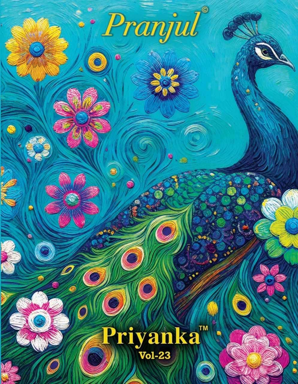 Pranjul Priyanka Vol 23 Cotton Printed Regular Wear Dress Ma...