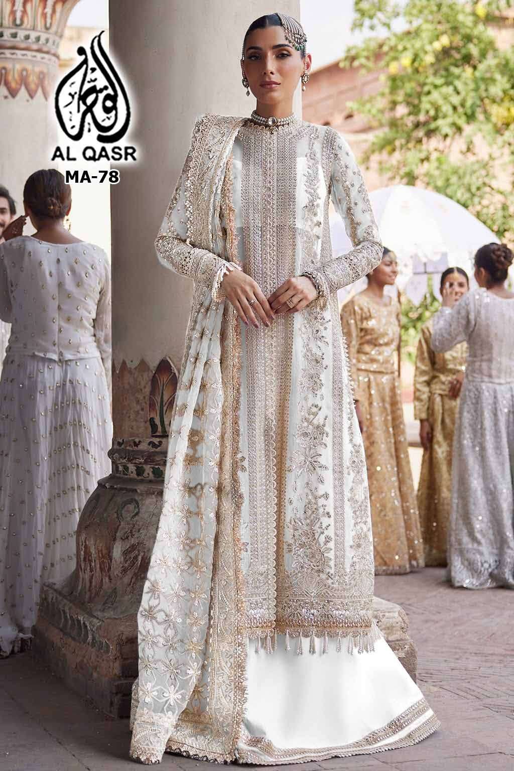 AL-QASR MA-78 WEDDING WEAR 2025 PAKISTANI SUIT WHOLESALE PRI...