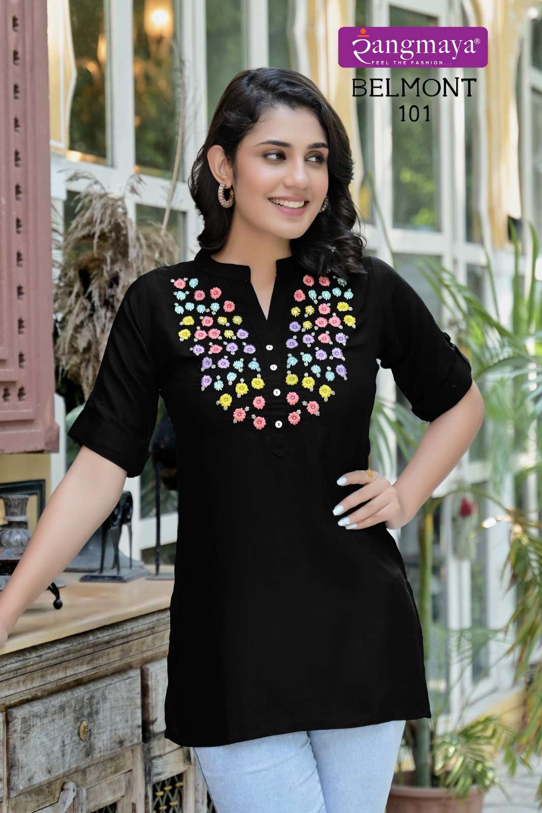 FF BELMONT BOMBAY STYLISH SHORT KURTI DEALER IN SURAT