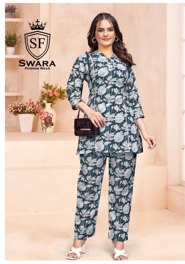 FF SWARA FASHION WEAR JAIPURI PRINTED CO-ORD SET WHOLESALE P...