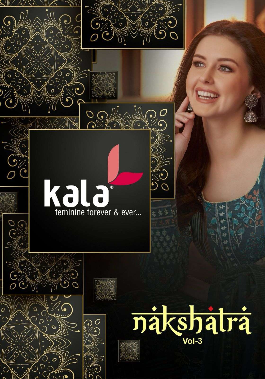 KALA NAKSHATRA VOL 03 COTTON PREMIUM PRINTED PARTY WEAR MATE...