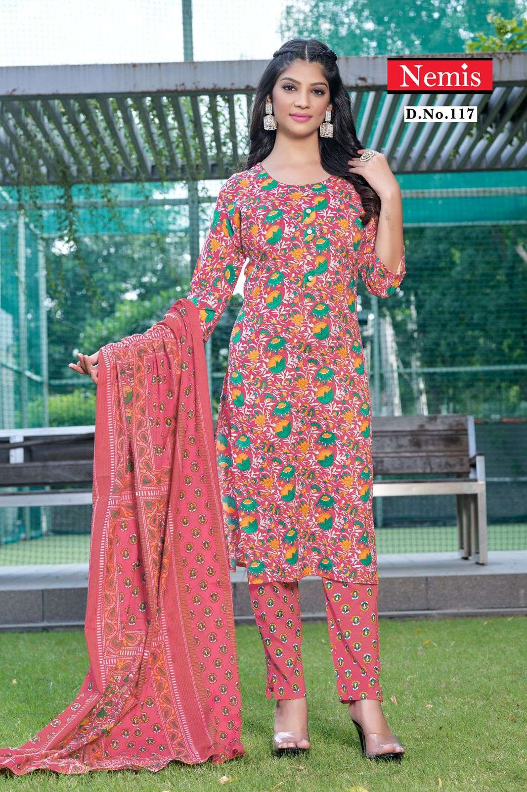 NEMIS AASHIYA COTTON DESIGNER INDIAN NEW LOOK SUIT WHOLESALE...