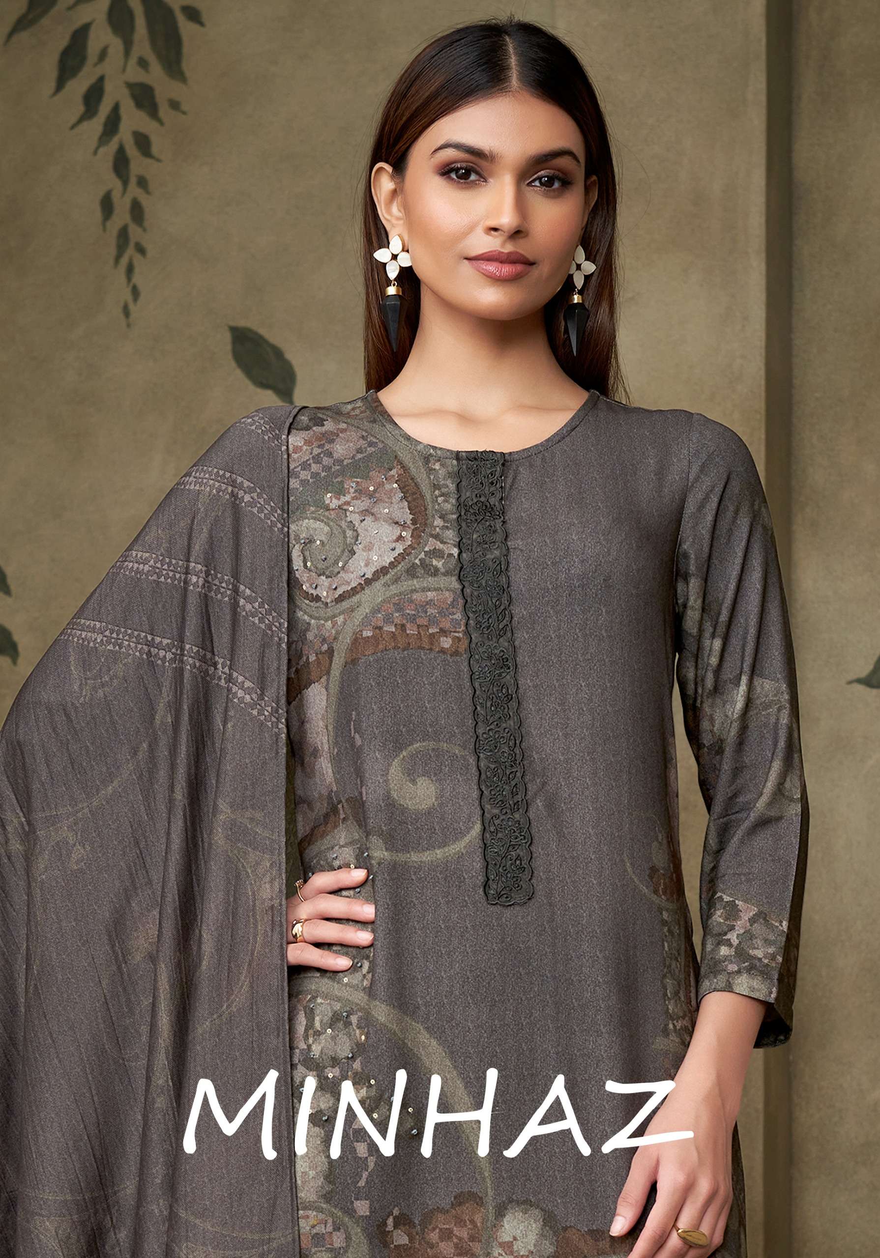 SAHIBA MINHAZ MUSLIN SILK DIGITAL BEAUTIFUL MATERIAL SUPPLIE...