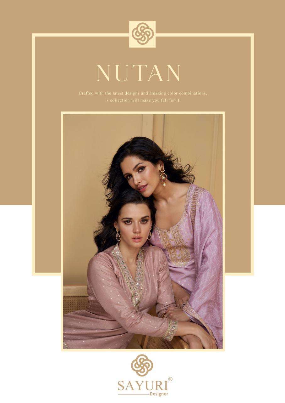 SAYURI DESIGNER NUTAN NX EXLUSIVE DESIGNER READYMADE SUITS S...