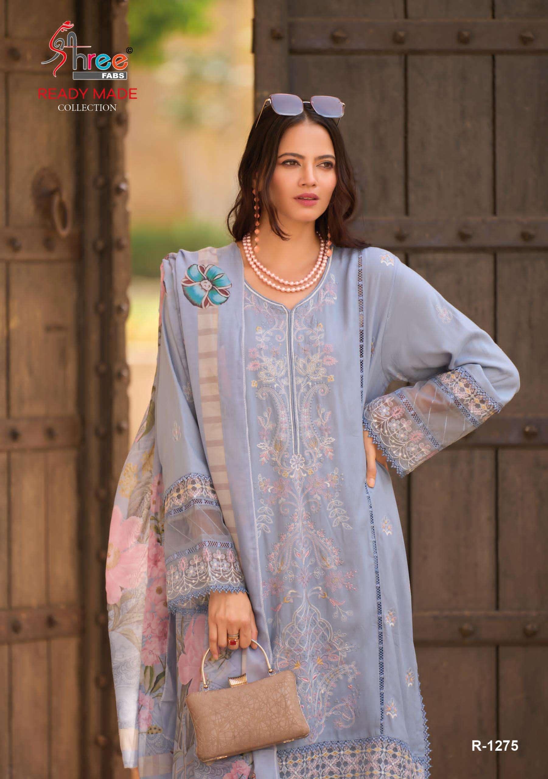 SHREE FABS 1275 CAMBRIC COTTON LAWN PAKISTANI SUIT DEALER IN...