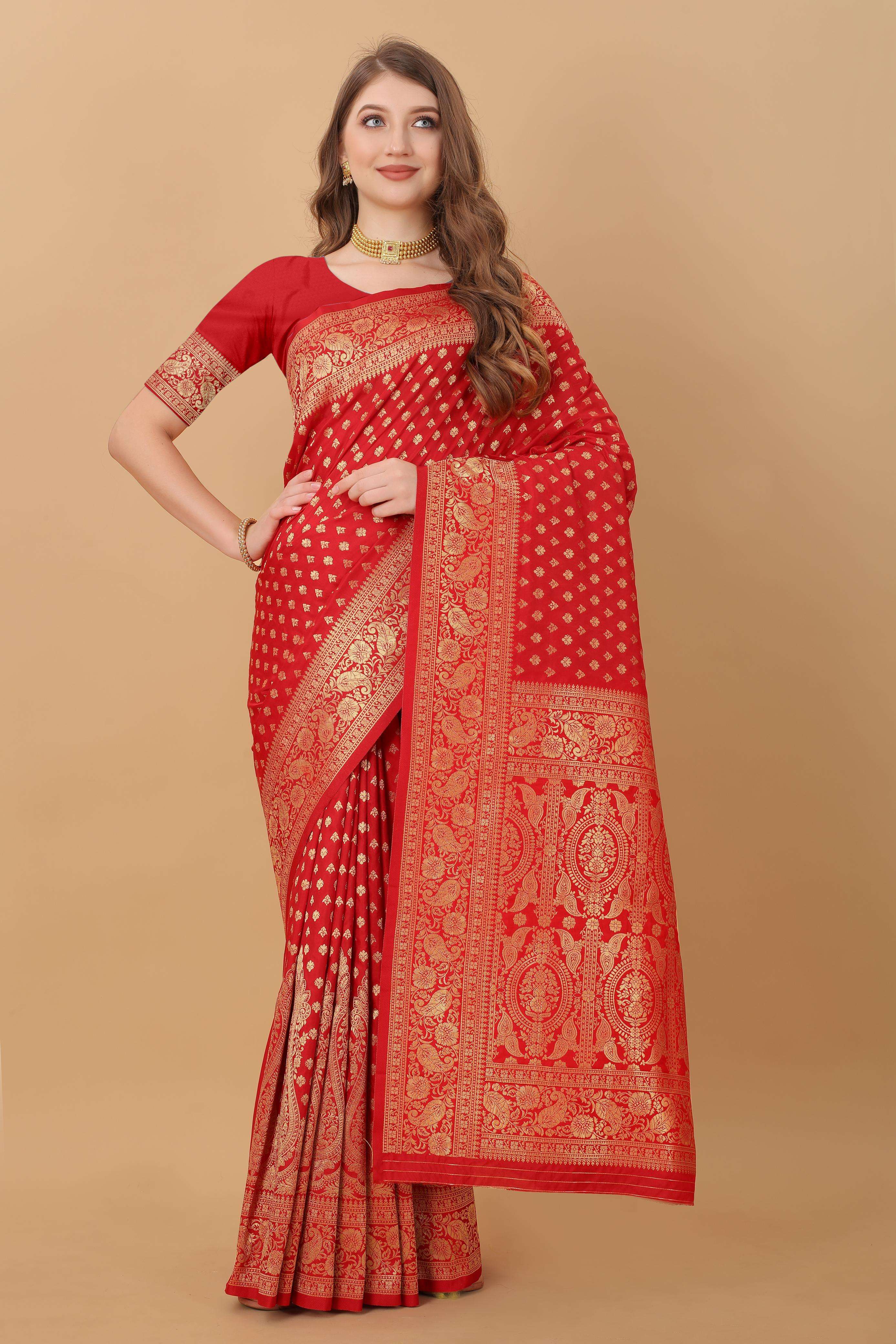 soft silk with weaving design saree supplier in surat