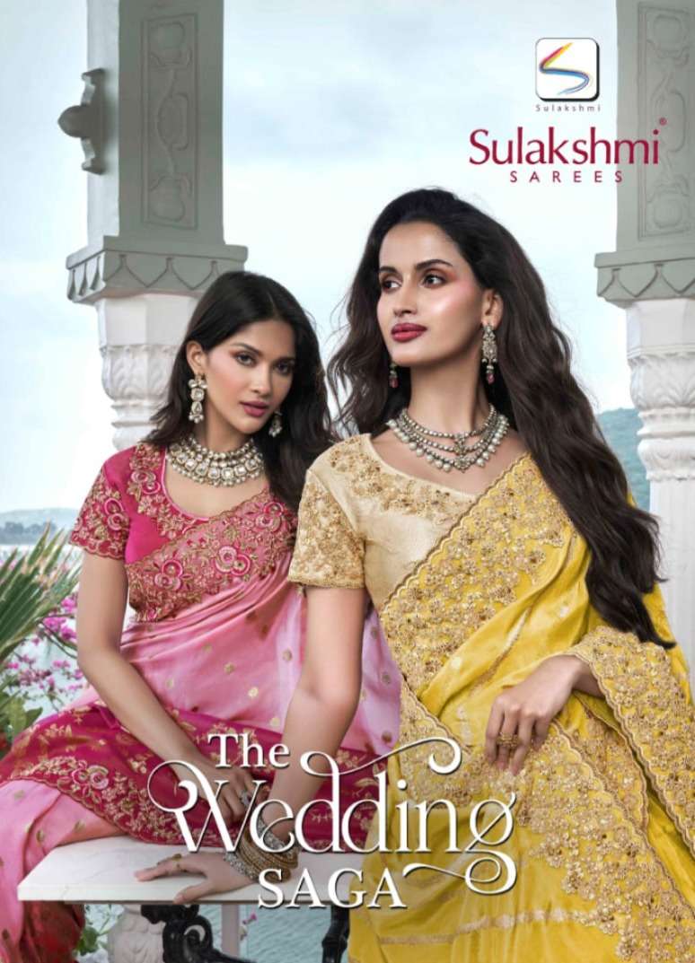 SULAKSHMI THE WEDDING SAGA TISSUE SILK ALL TYPE WORK BEST SA...