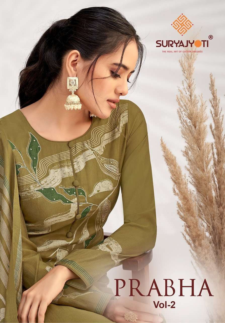 SURYAJYOTI PRABHA VOL 02 MODAL DISCHARGE FOIL DESIGNER SUIT ...