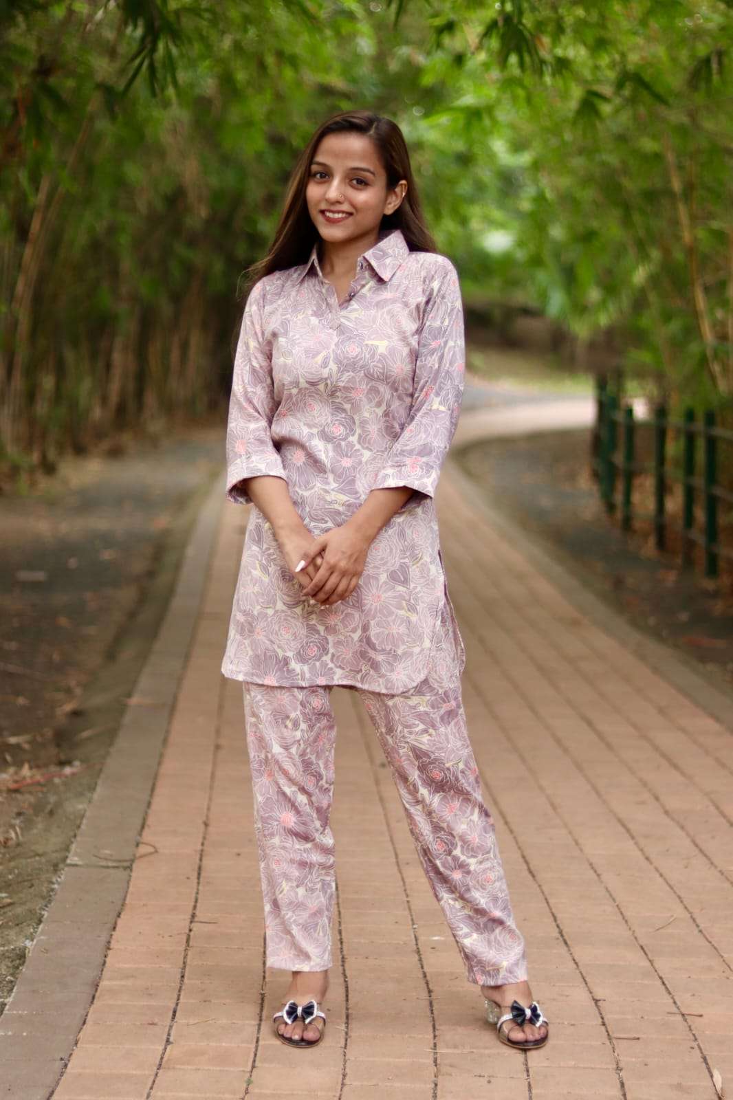 TS COTTON PRETTY DESIGN CO-ORD SUIT READY MADE DEALER IN SUR...