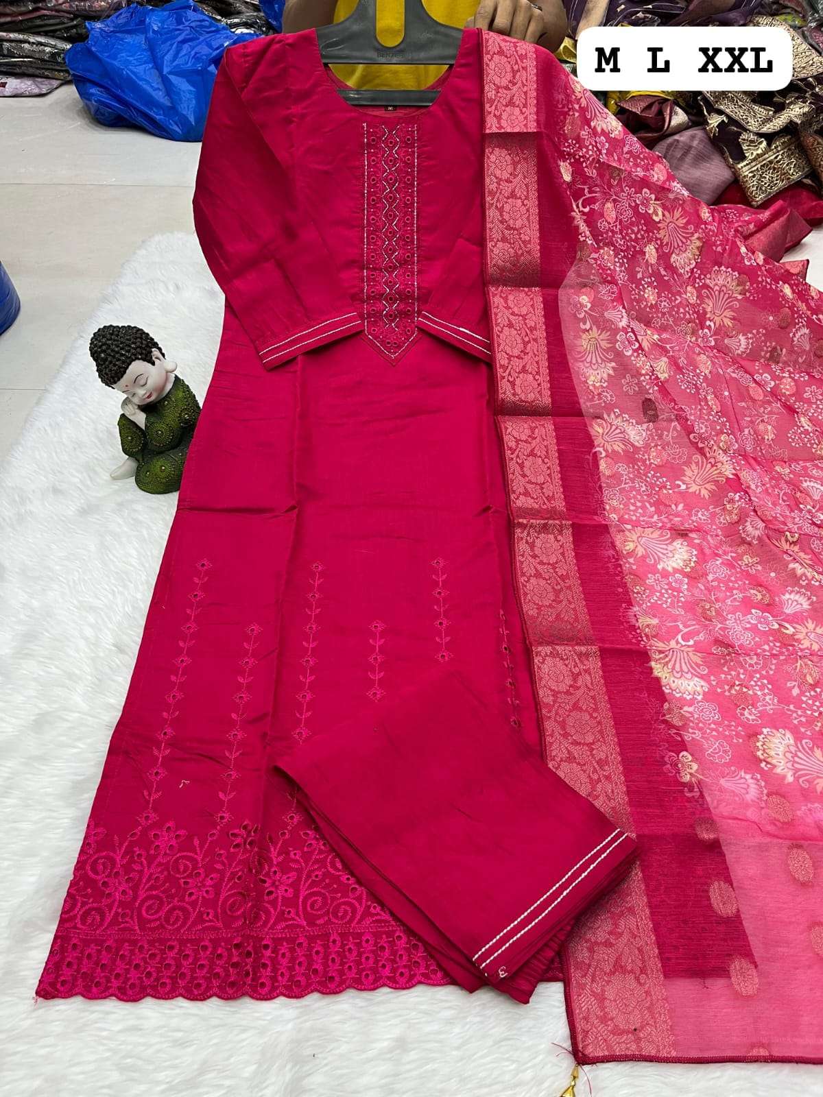 VRD FESTIVAL WEAR ROMAN SILK SEQUENCE SUIT WHOLESALE PRICE