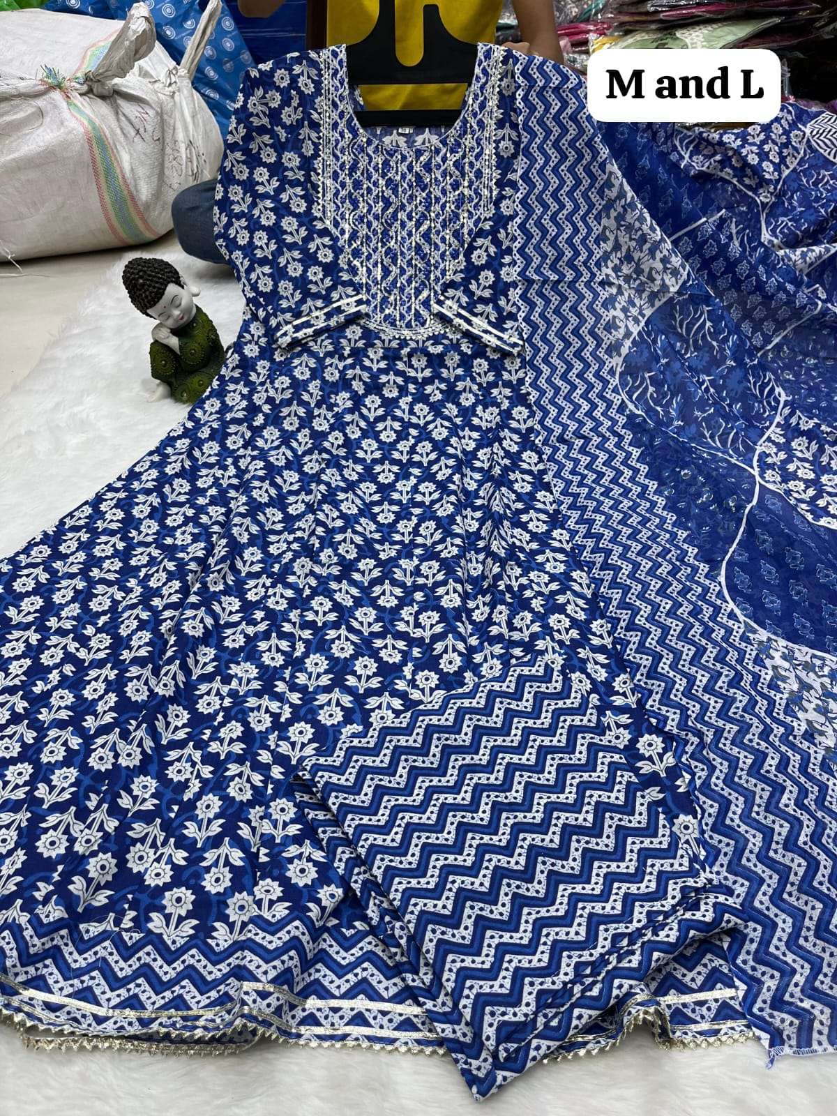 VRD JAIPURI COTTON ANARKALI DESIGNER SUIT DEALER IN SURAT