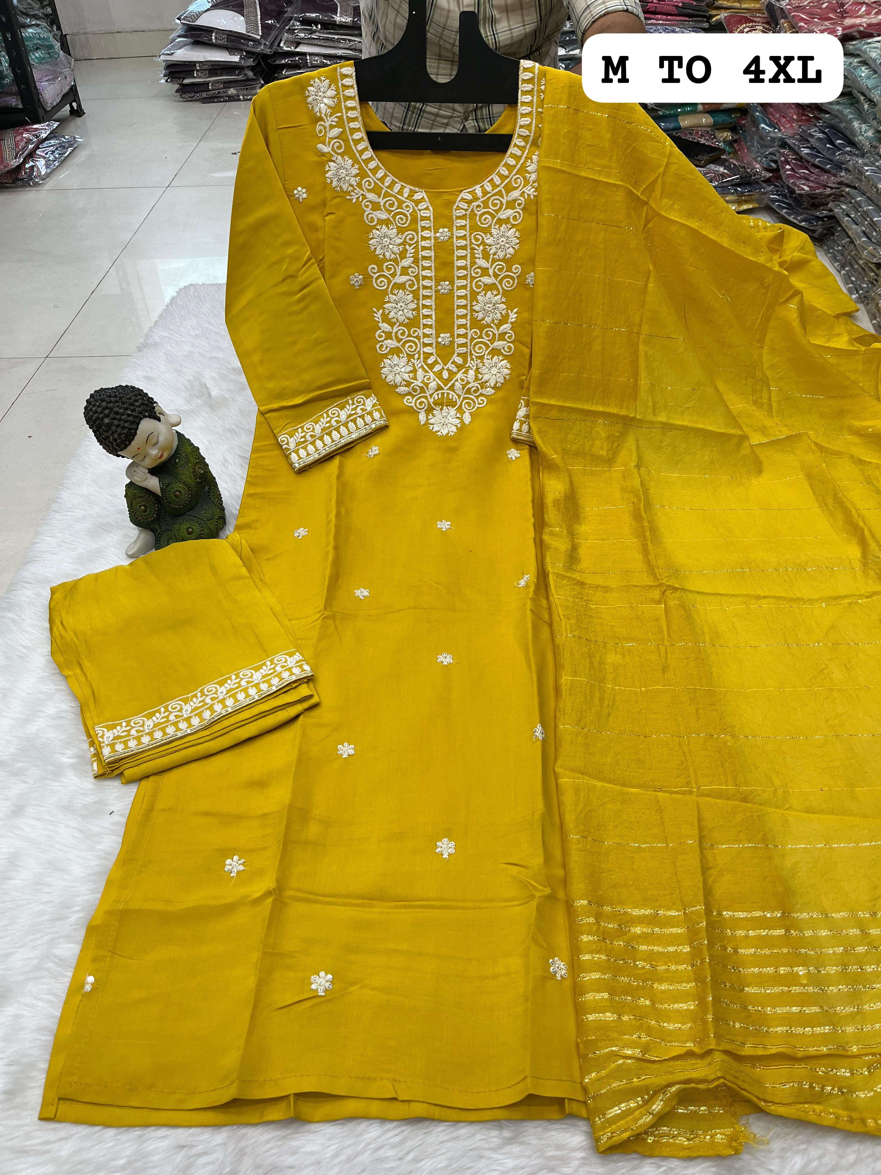 VRD PREMIUM 3 PIC ROMAN SILK RAEDY SALWAR KAMEEZ DEALER IN S...