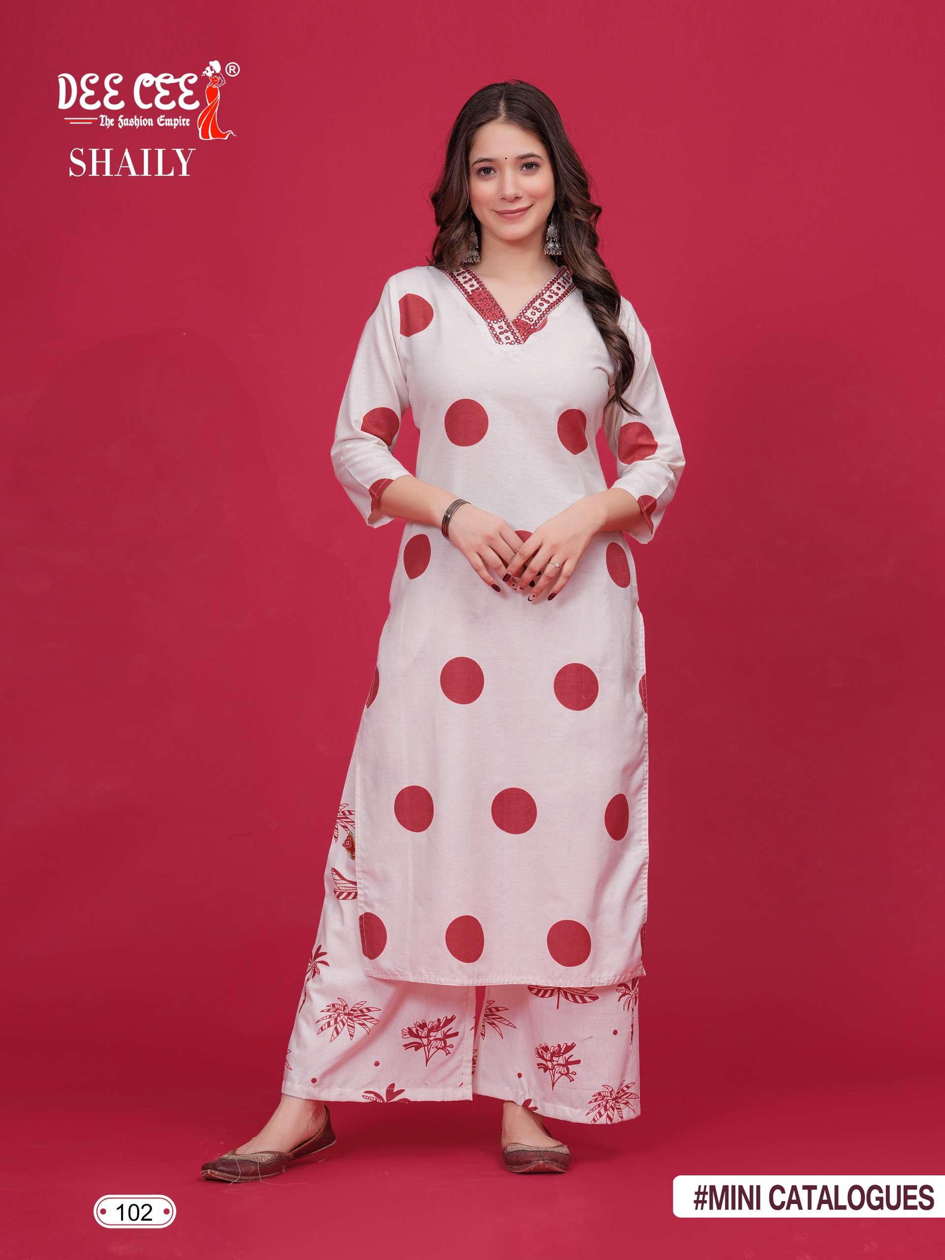 DEECEE SHAILY KHADI PRINTS PLAZZO SET READY MADE RESELLER PR...