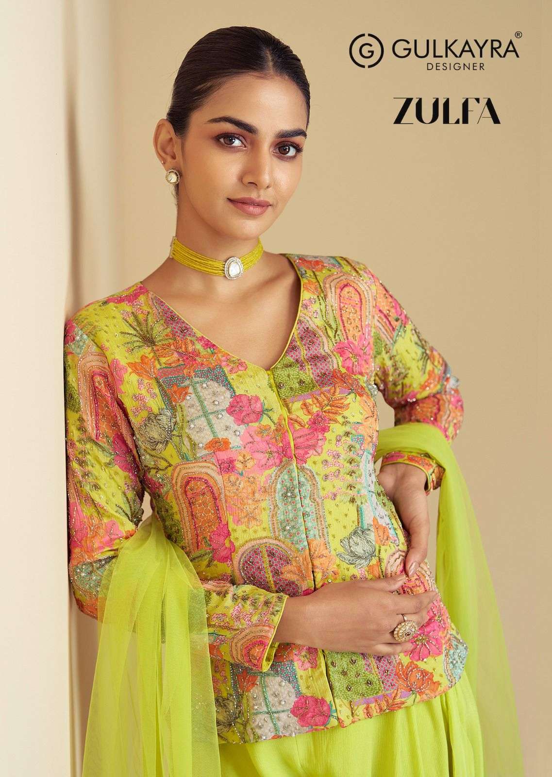 GULKAYRA ZULFA CHINON PALAZZO FASHION GIRL DEALER IN SURAT