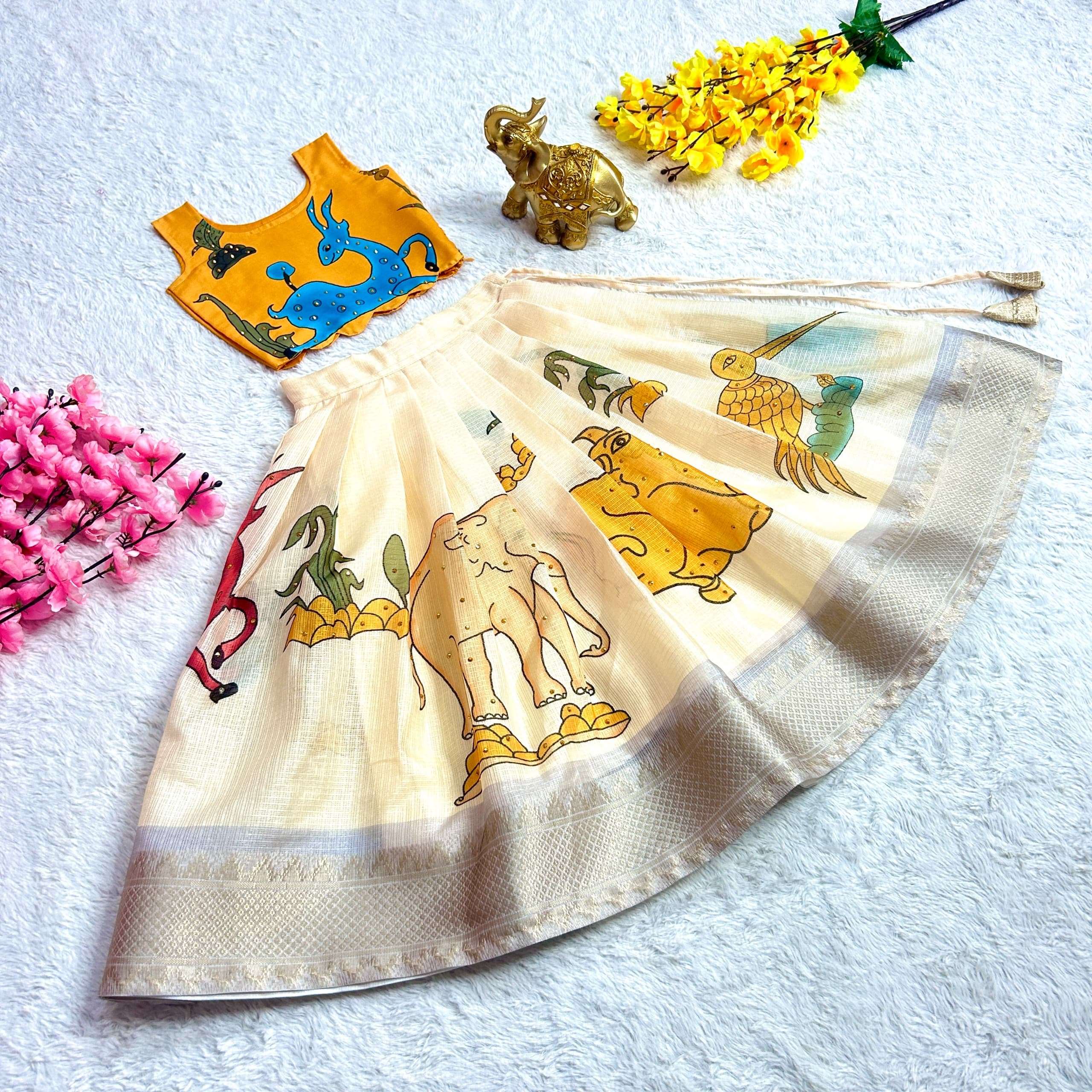 HALDI FUNCITON SPECIA KIDS CROP TOP COLLECTION BEST WHOLESAL...