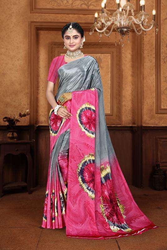 ITALIYA CREPE SILK REGULAR WEAR FANCY SAREE SUPPLIER IN SURA...