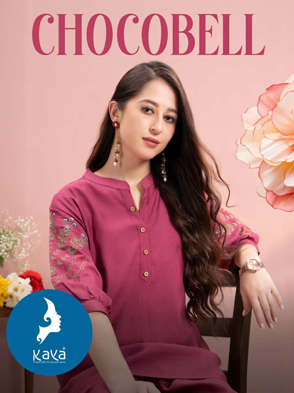 KAVYA KURTI CHOCOBELL 2 PCS CORD SET COLLECTION FANCY WOMEN ...