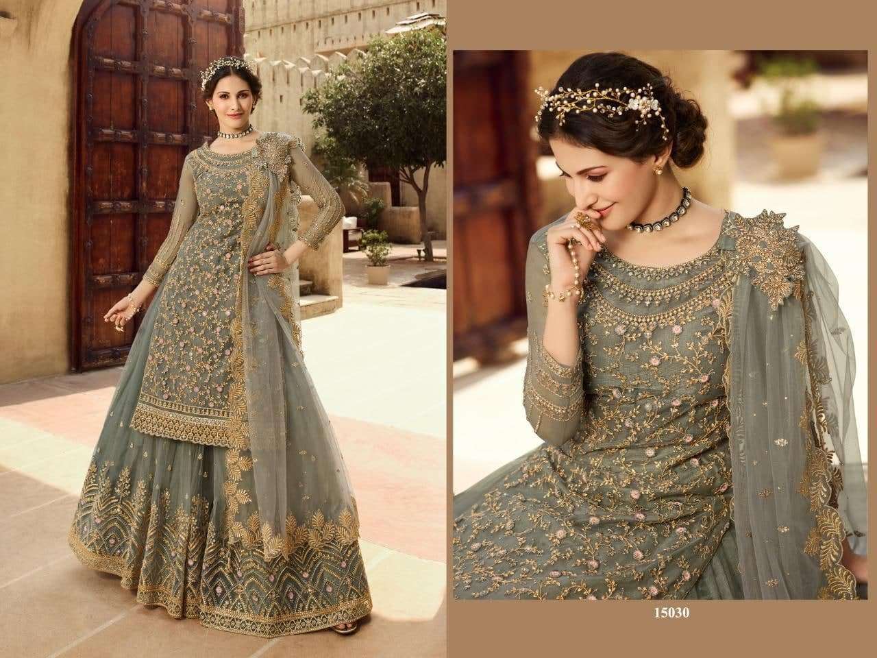 MARYMS SHIMMER AMYRA SHAIVI 15030 COLOR WEDDING FUNCTION SUI...