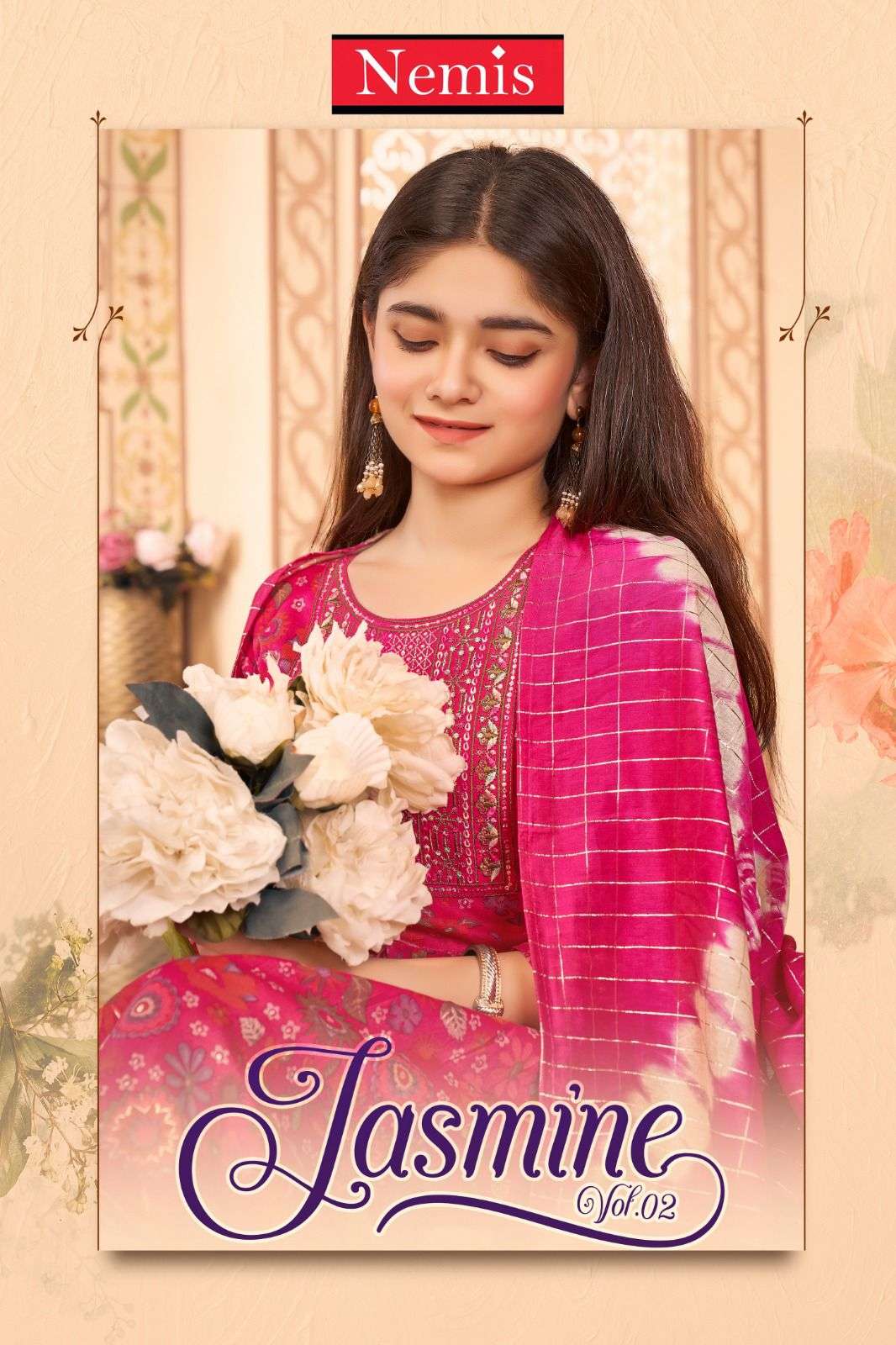 NEMIS JASMINE VOL 2 FOIL PRINTED CUTE KURTI SUIT WHOLESALE P...