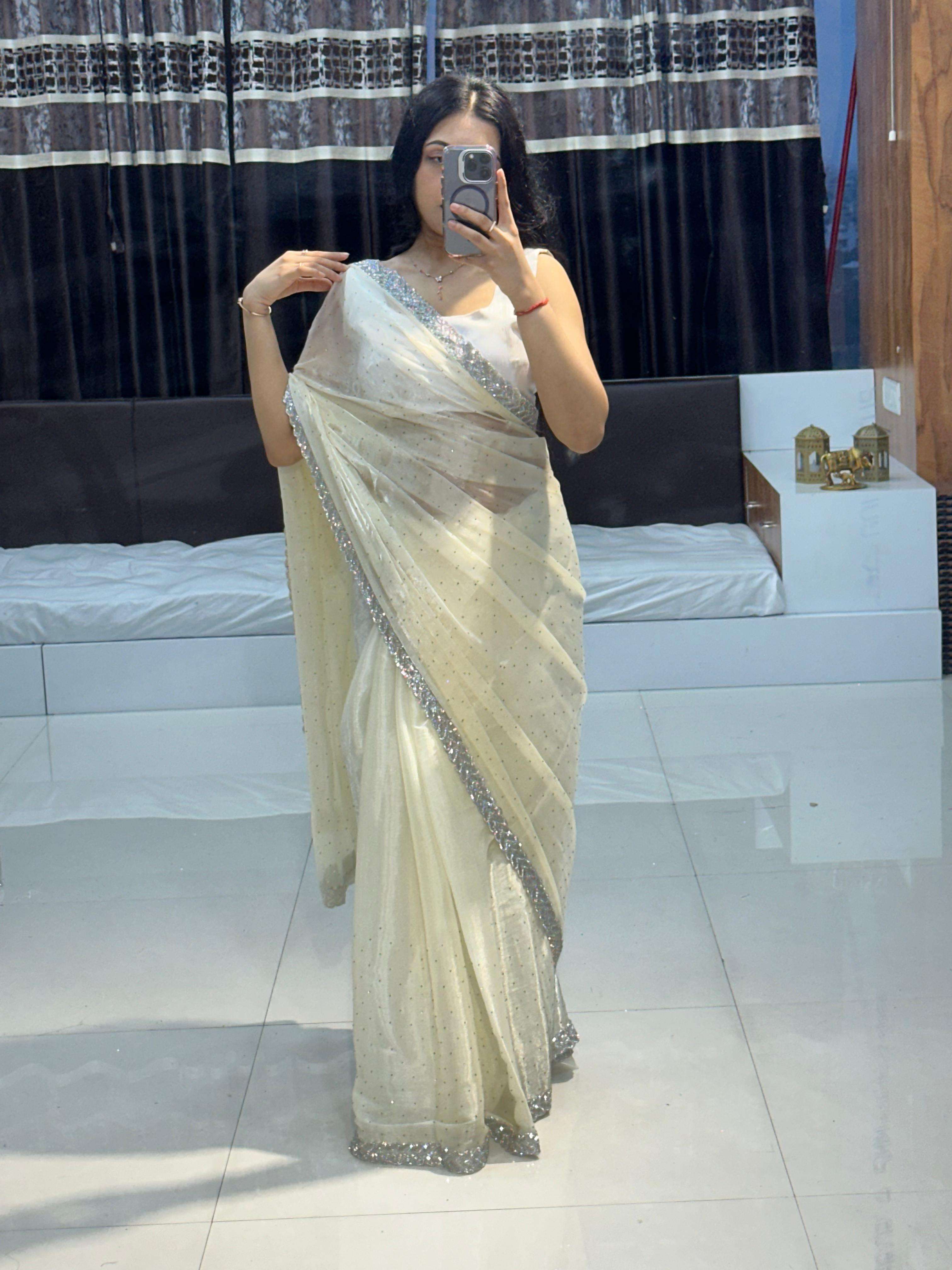 Premium jimmy choo sarees amazing trending collection for fe...