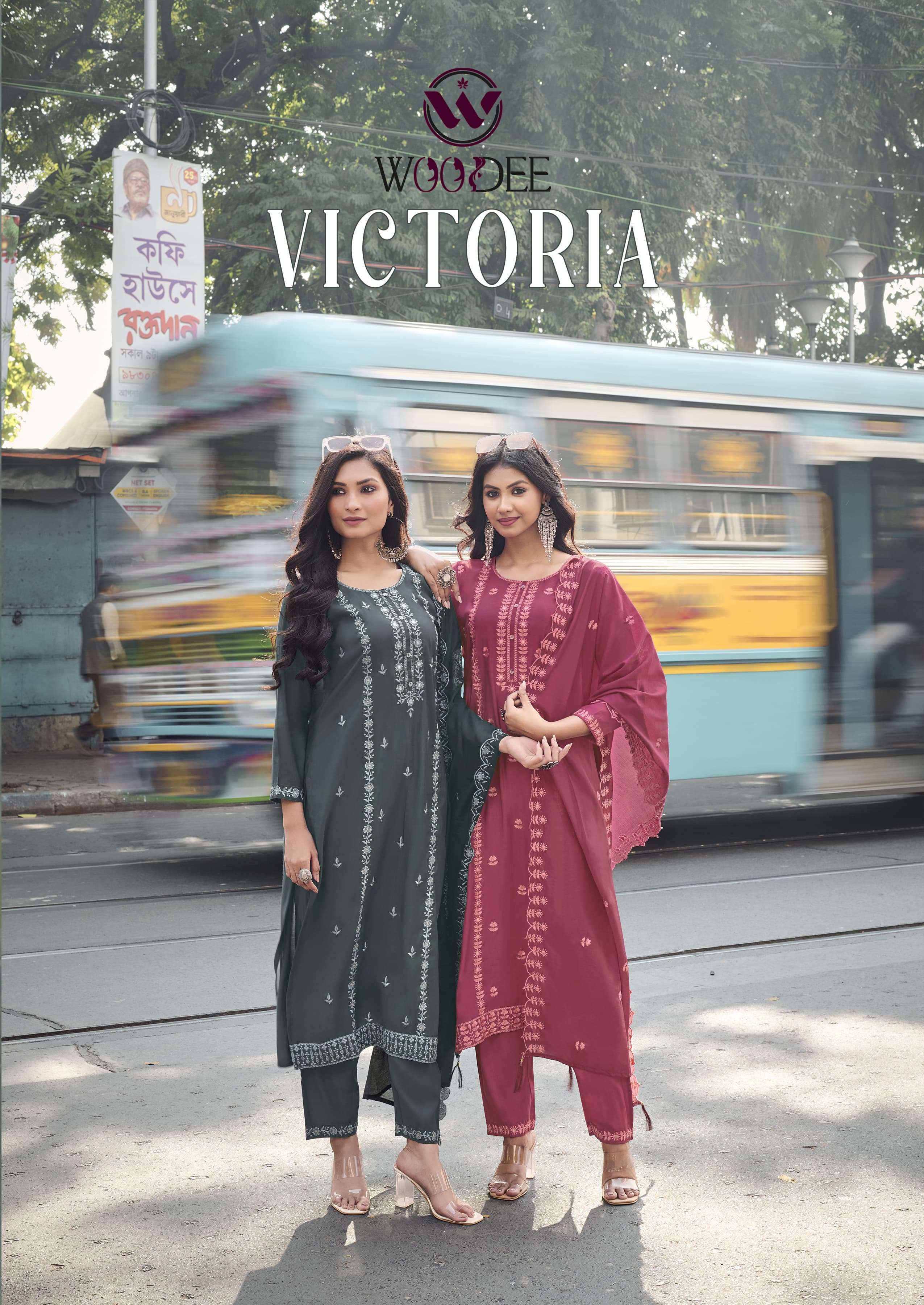 WOODEE VICTORIA KOLKATA FASHION SALWAR KAMEEZ PARTY WEAR WHO...