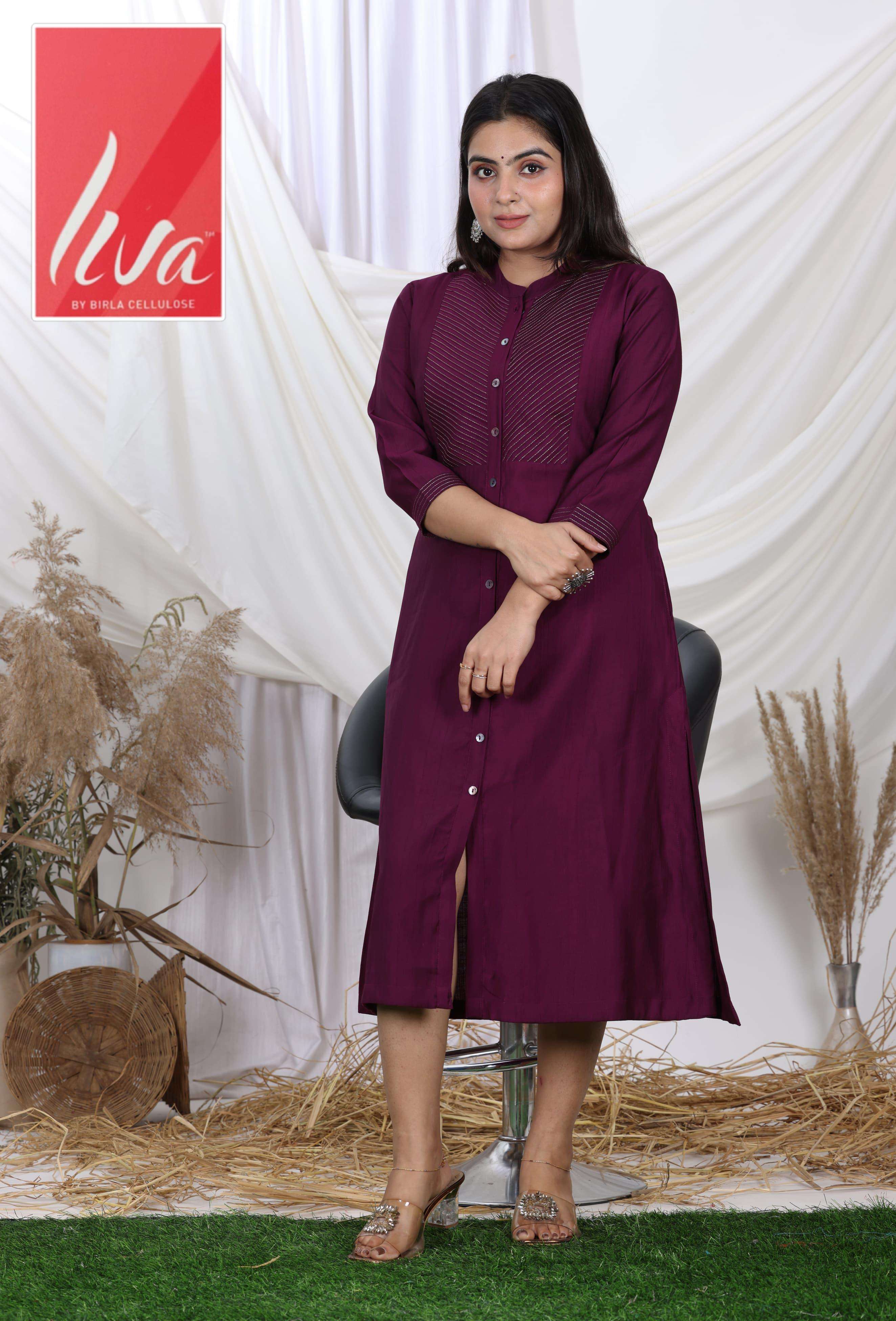 FF LIVA RAYON ALINE PRINCESS CUT KURTI DAILY WEAR COLLECTION...