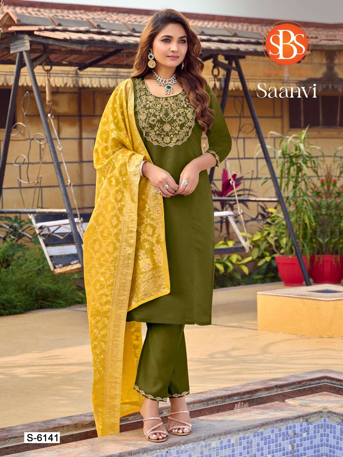 MODETHNIC FASHION SAANVI SILK SALWAR SUIT PARTY WEAR DEALER ...