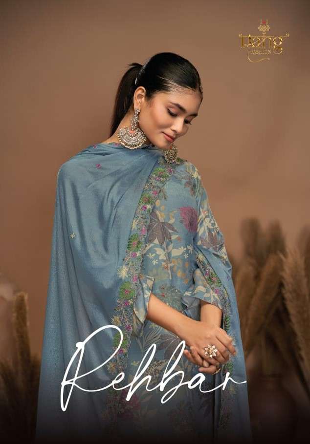 RANG FASHION REHBAR MUSLIN PRINTED SALWAR SUIT ONLINE AT LOW...