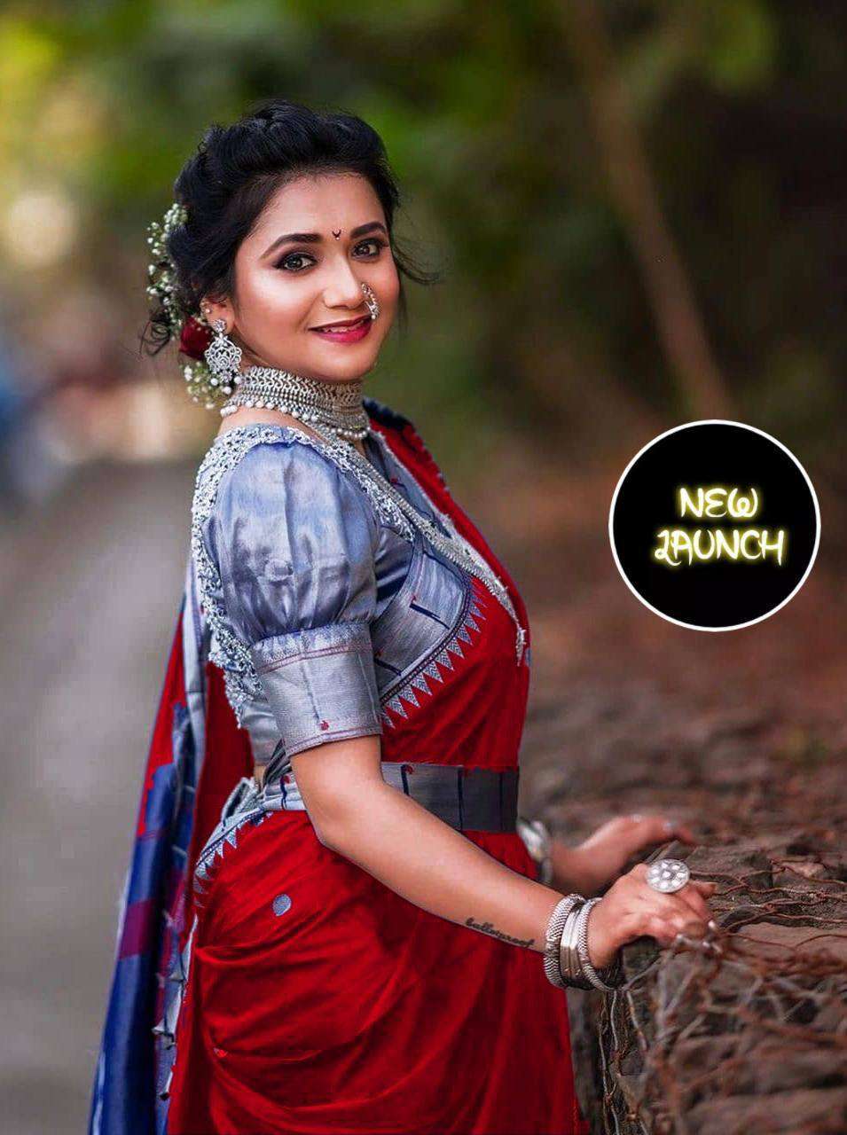 112 DARK COLOR MARATHI TYPE SILK SAREE COLLECTION WHOLESALE ...