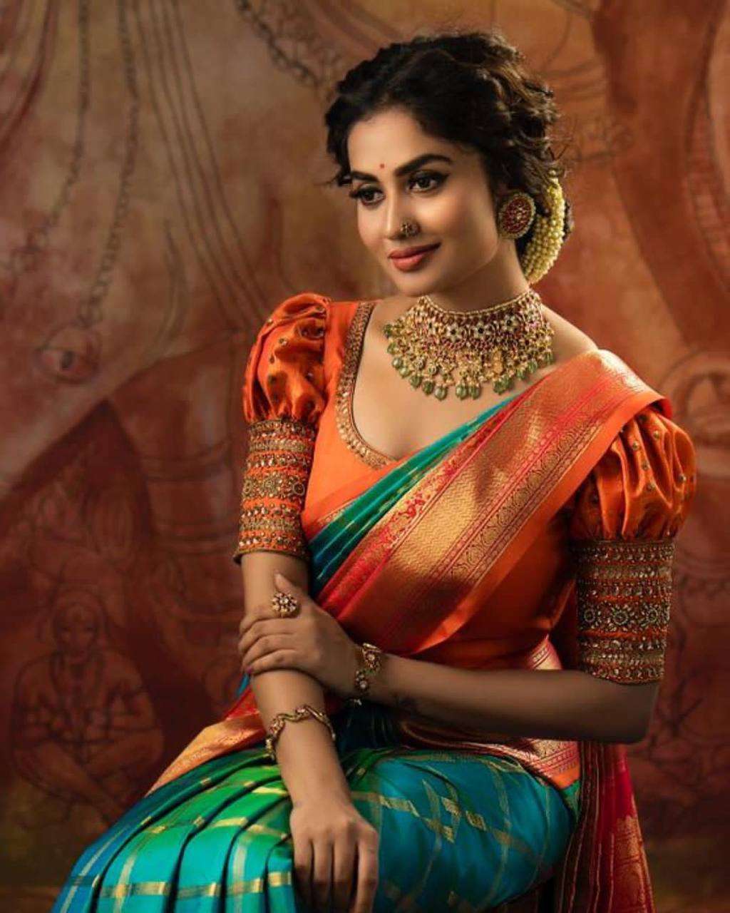 181 PURE DESIGNER BANARASI SILK SAREE BEST COLOR FESTIVAL SU...