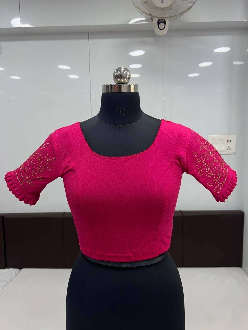 PUSHPA DESIGNER COLORFUL BLOUSE COLLECTION RESELLER 