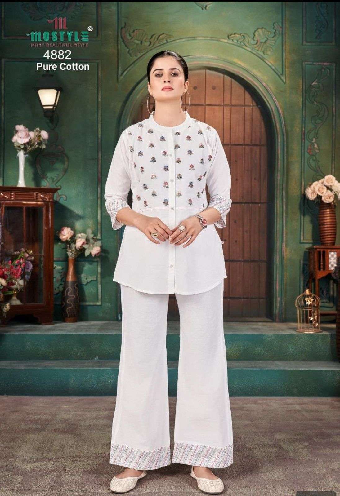 111 MOSTYLE 4881 FESTIVAL COLLECTION TOP PALAZZO COTTON JAM ...