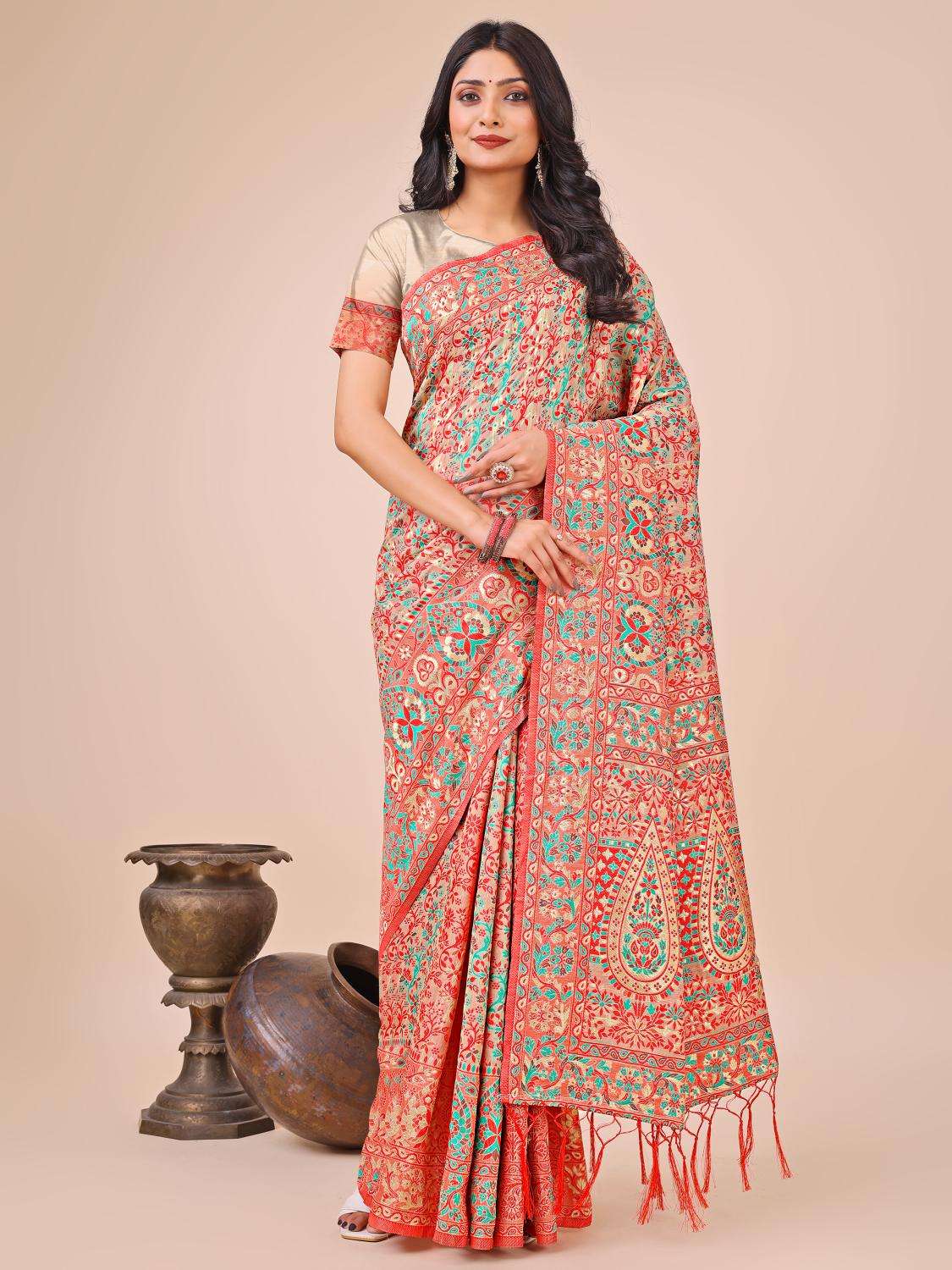 ASTITA PASHMINA COTTON FABRIC SUMMER SPECIAL SAREE SUPPLIER ...