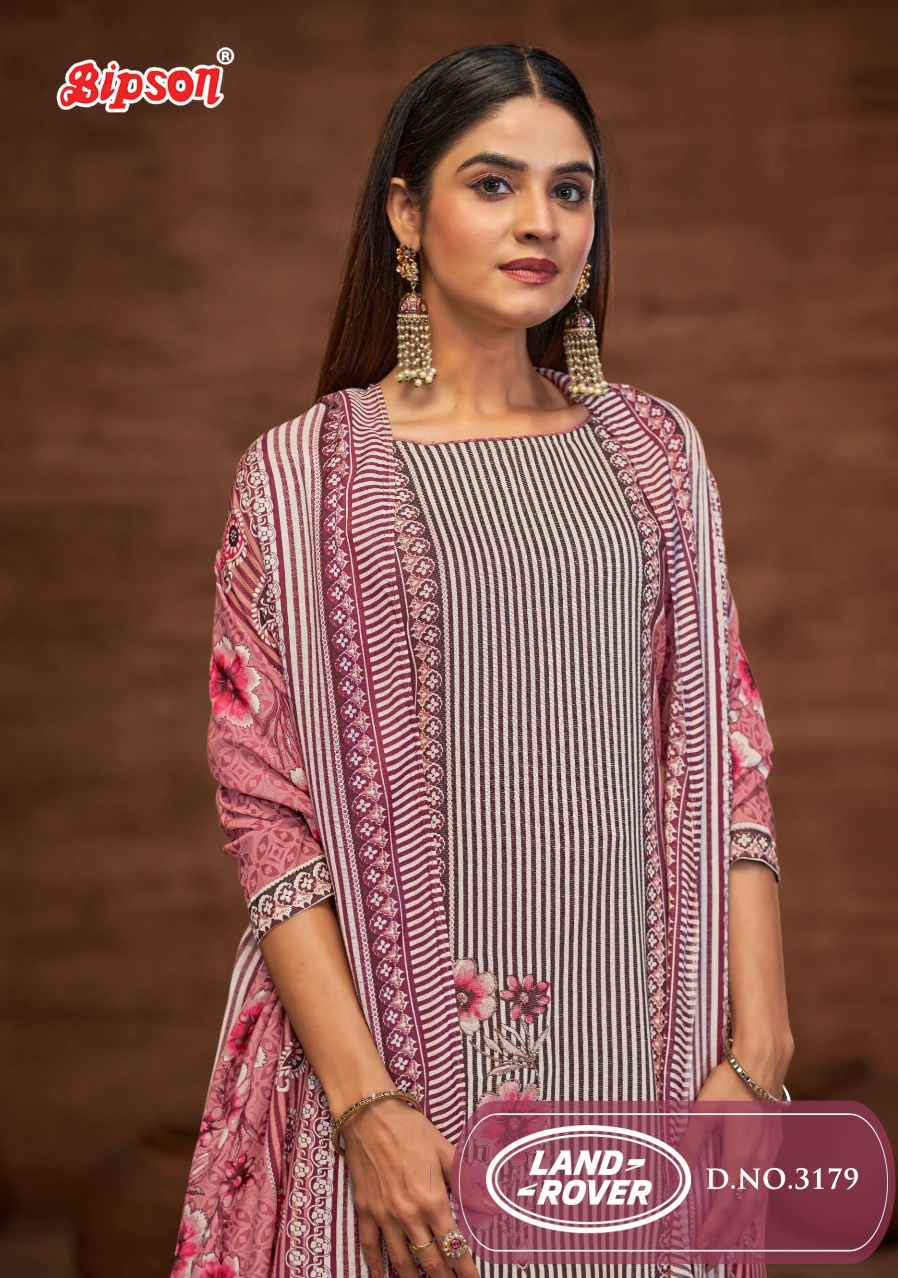 BIPSON PRINTS LAND ROVER 3179 COTTON FABRIC SALWAR SUIT FOR ...