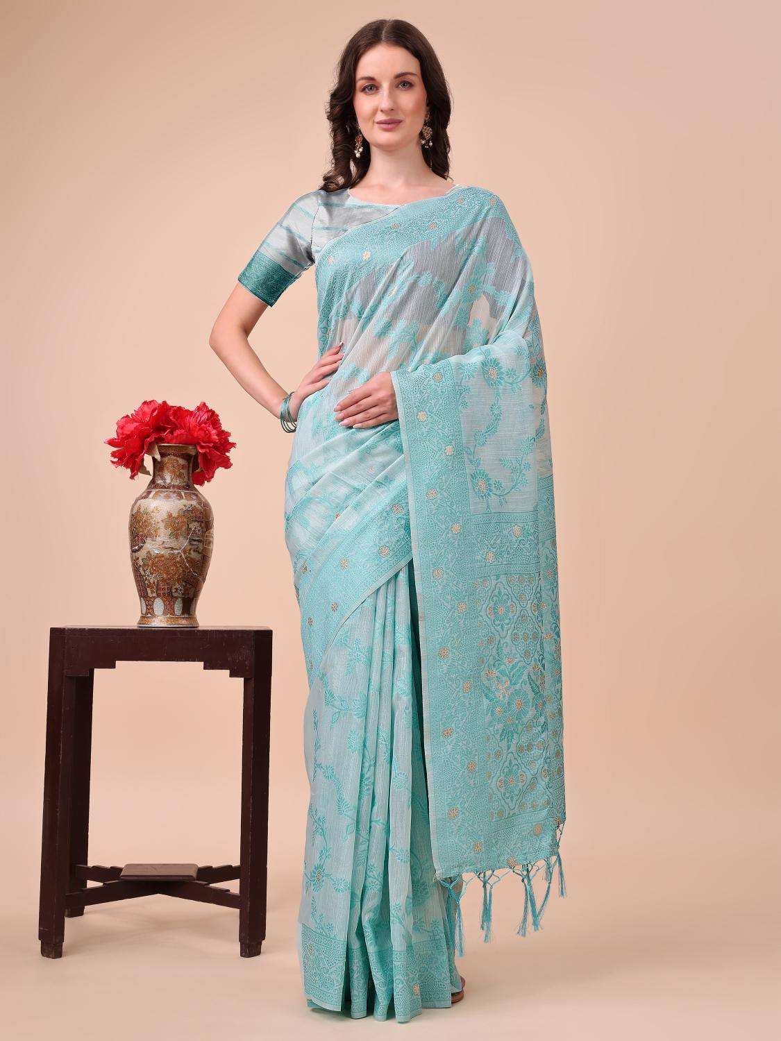 COTTON CLUB BY ASTITA FANCY DESIGN ALL OVER SAREE SUPPLIER I...