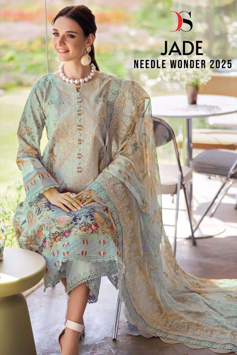 DEEPSY SUIT JADE NIDDLE WONDER 25 POPULAR PAKISTANI DRESS CO...