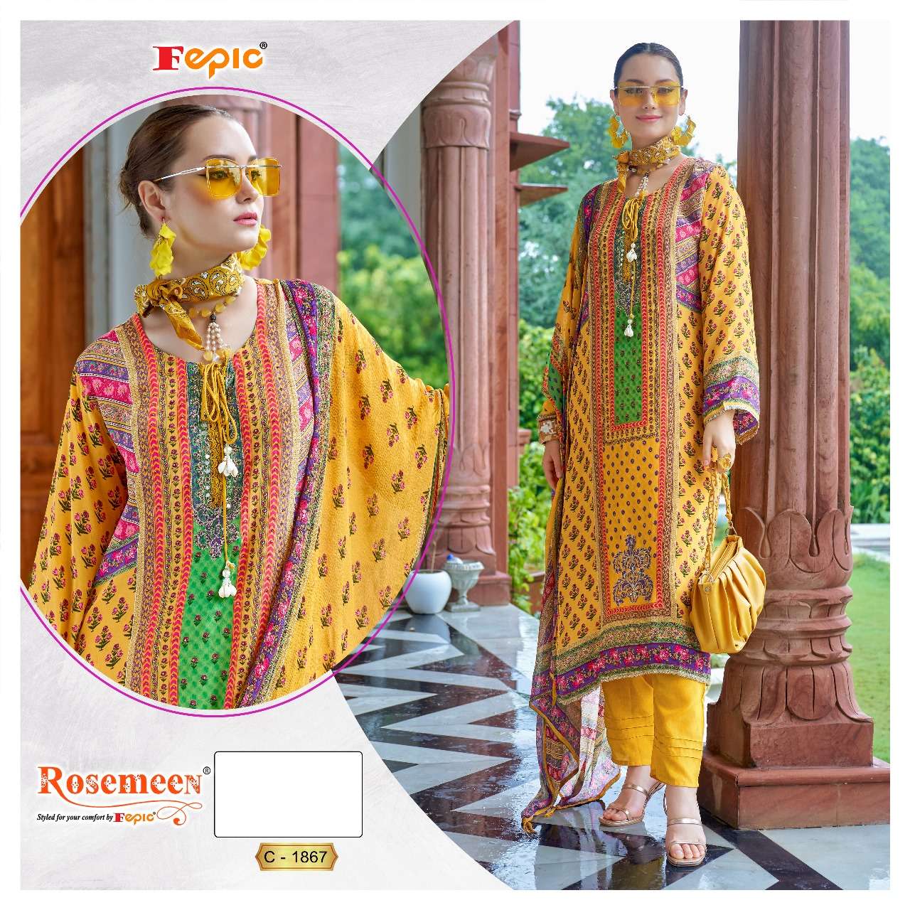 FEPIC ROSEMEEN C 1867 NATURAL HIGH QUALISTY LADIES SUIT COLL...