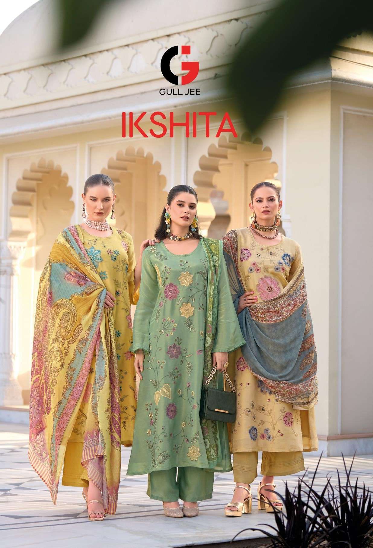GULL JEE IKSHITA TREND CLOTH VISCOSE SILK FABRIC PALAZZO KAM...
