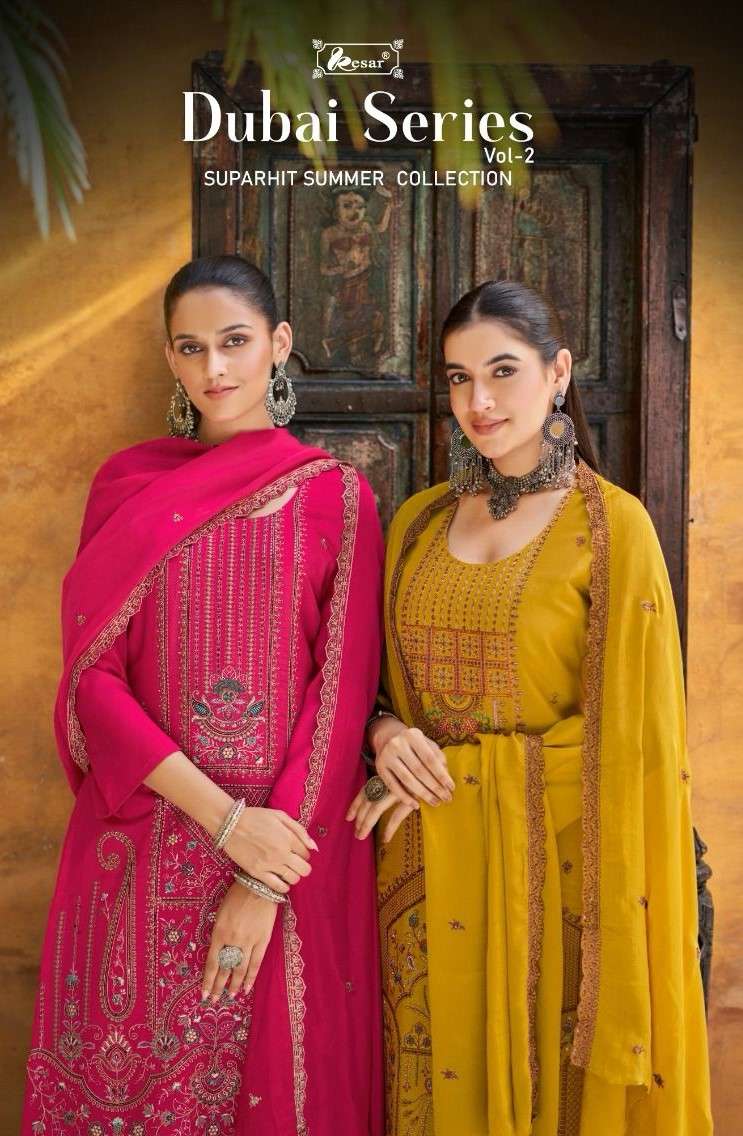 KESAR DUBAI SERIES VOL 2 HIGH QUALITY MUSLIN LADIES DRESS CO...