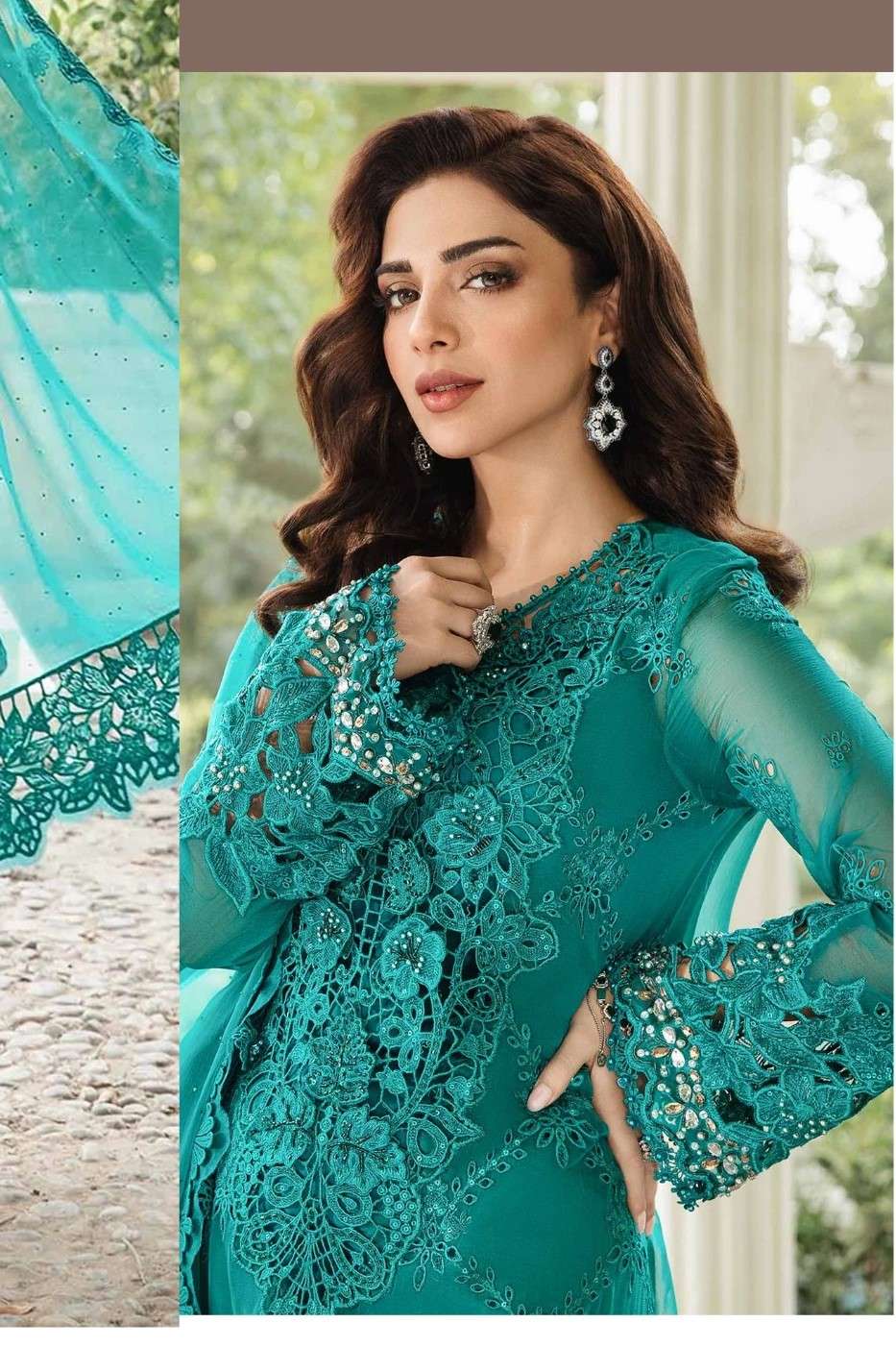 MEHMOOD TEX M 51 BLOMING GEORGETTE HIT DESIGNER PAKISTANI SU...