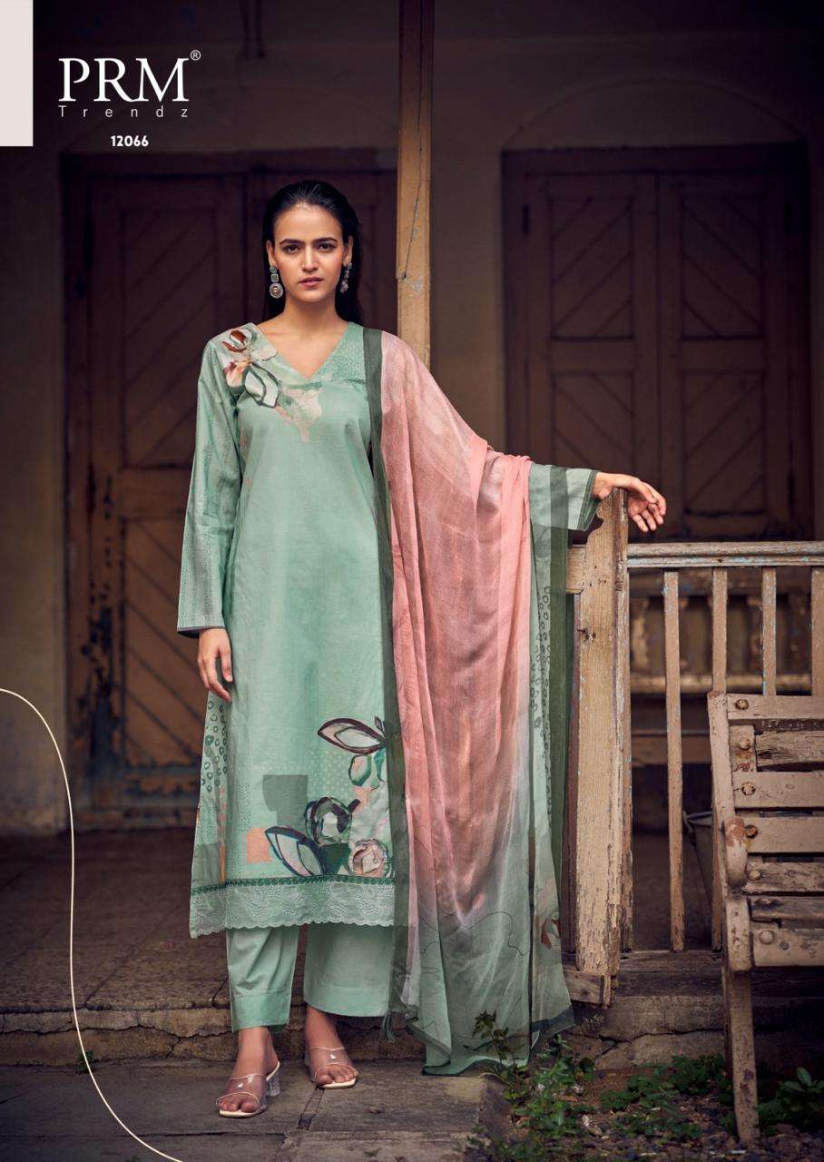 PRM TRENDZ ARIES BRANDED MATERIAL LAWN COTTON SALWAR SUIT RE...