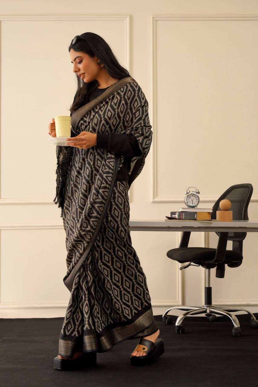 RADHIKA MULMUL BLOCK PRINT FESTIVAL SAREES COLLECTION BEST Q...
