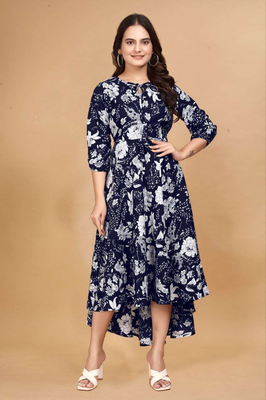 RANG FLORAL CLASSIC ONE PIECE LONG GOWN WOMEN CLOTH WHOLESAL...