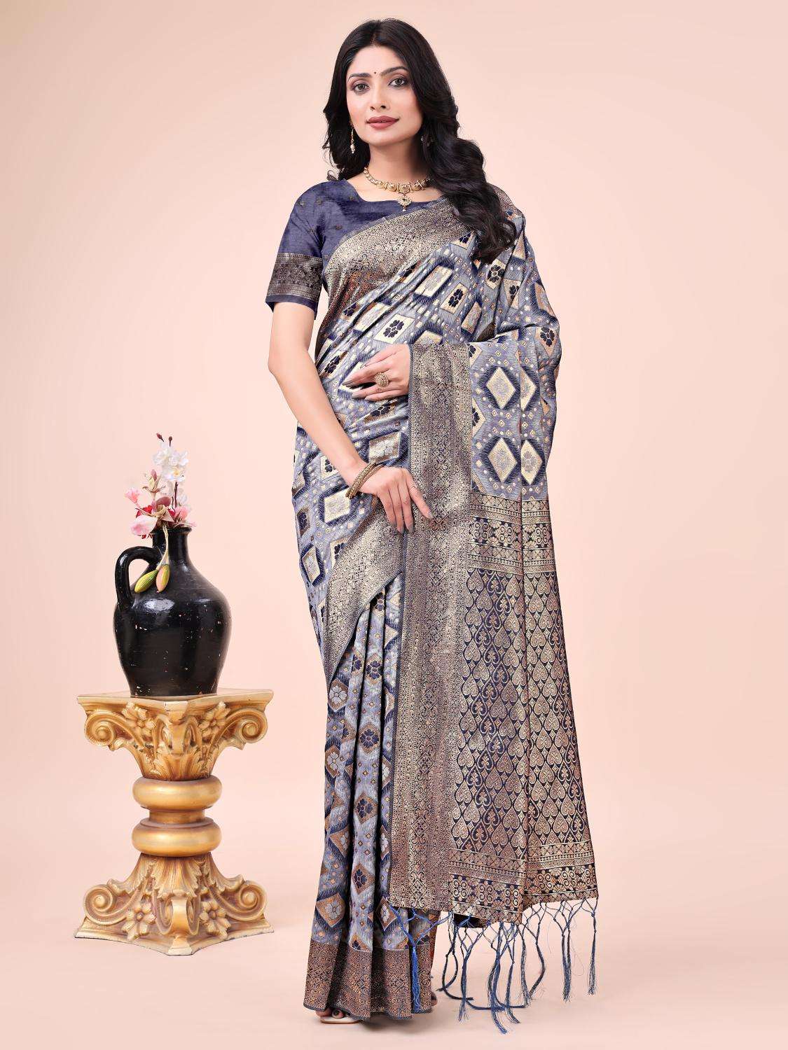 SHUBHANGI BY ASTITA FANCY DESIGNER COTTON FABRIC SAREE SUPPL...