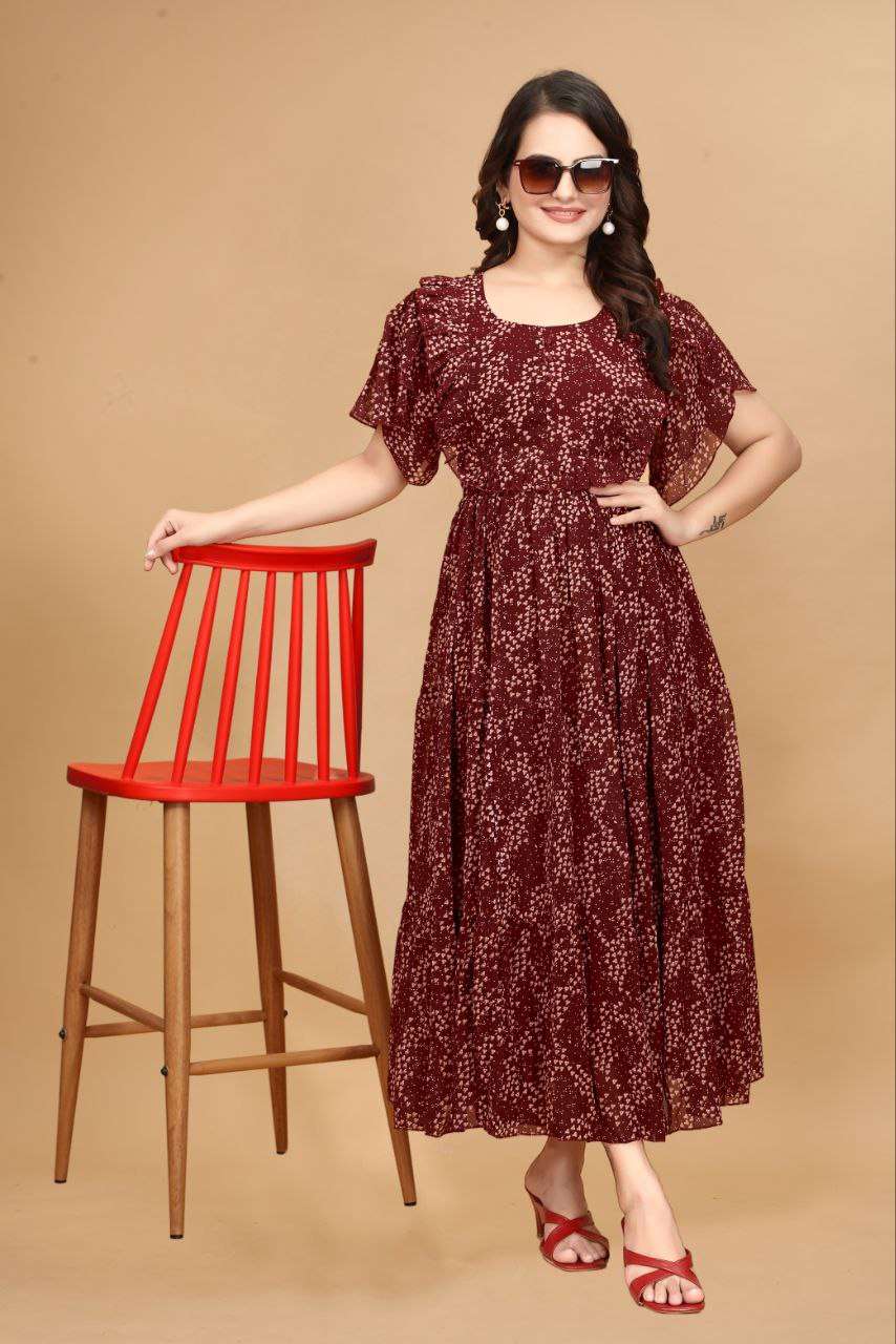 WESTERN FASHION LONG MAXI DRESS COLLECTION RESELLER RANG