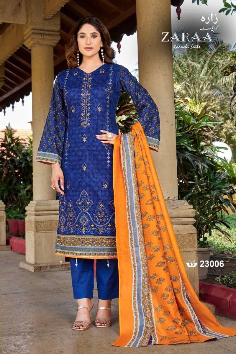 ZARAA PRINT RIWAYAT VOL 23 SUMMER SEASON COTTON DIGITAL SALW...